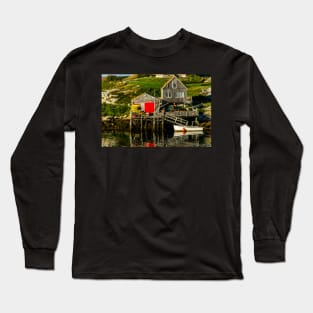 Evening at Peggys Cove Long Sleeve T-Shirt